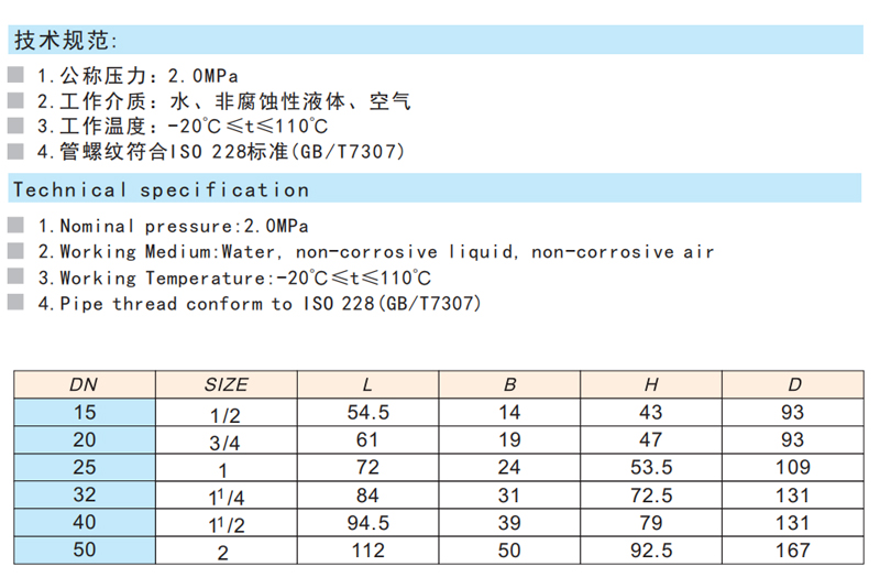 黃銅球閥 Q11F-20T