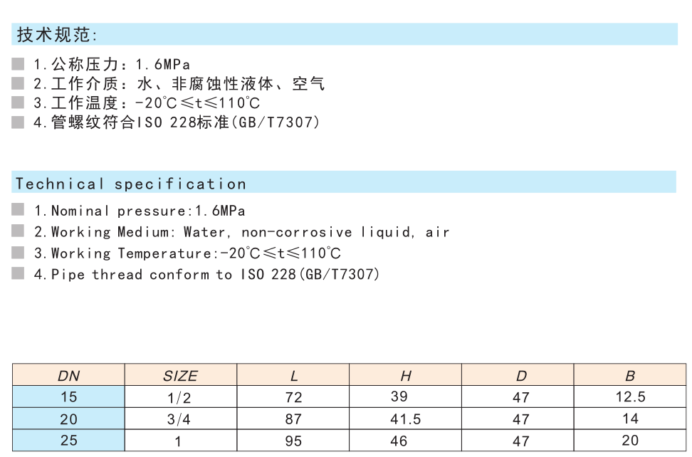 278黃銅內(nèi)外螺紋活接頭球閥Q31F-16T