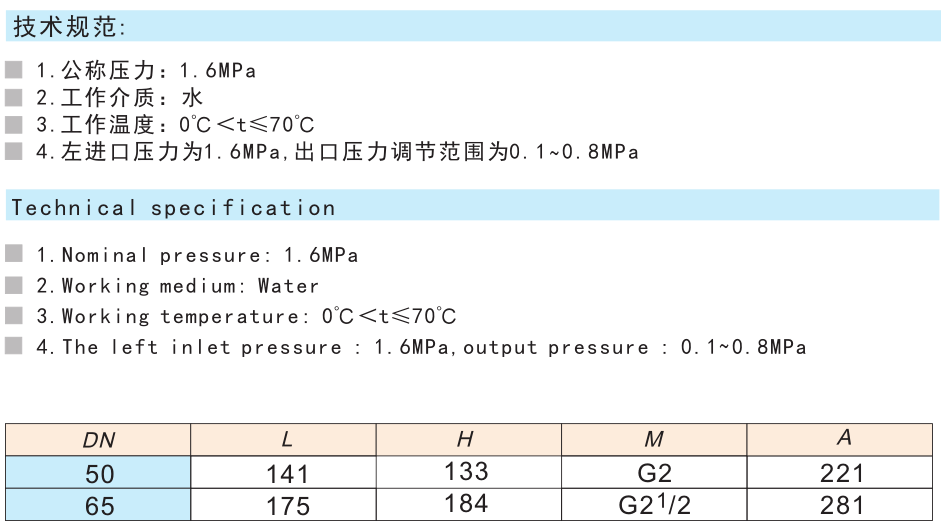 729黃銅活塞式可調(diào)減壓閥 Y13X-16T