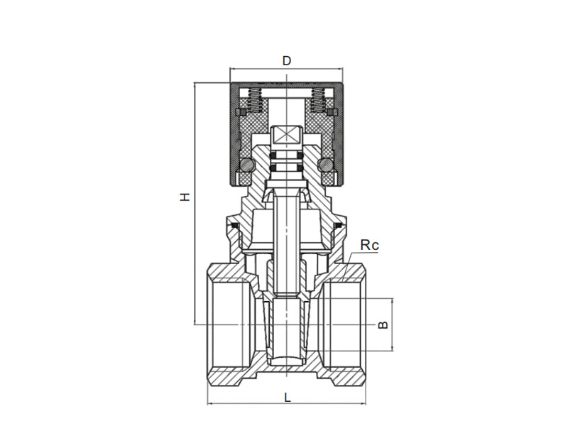 黃銅磁性帶鎖閘閥z15W-16T